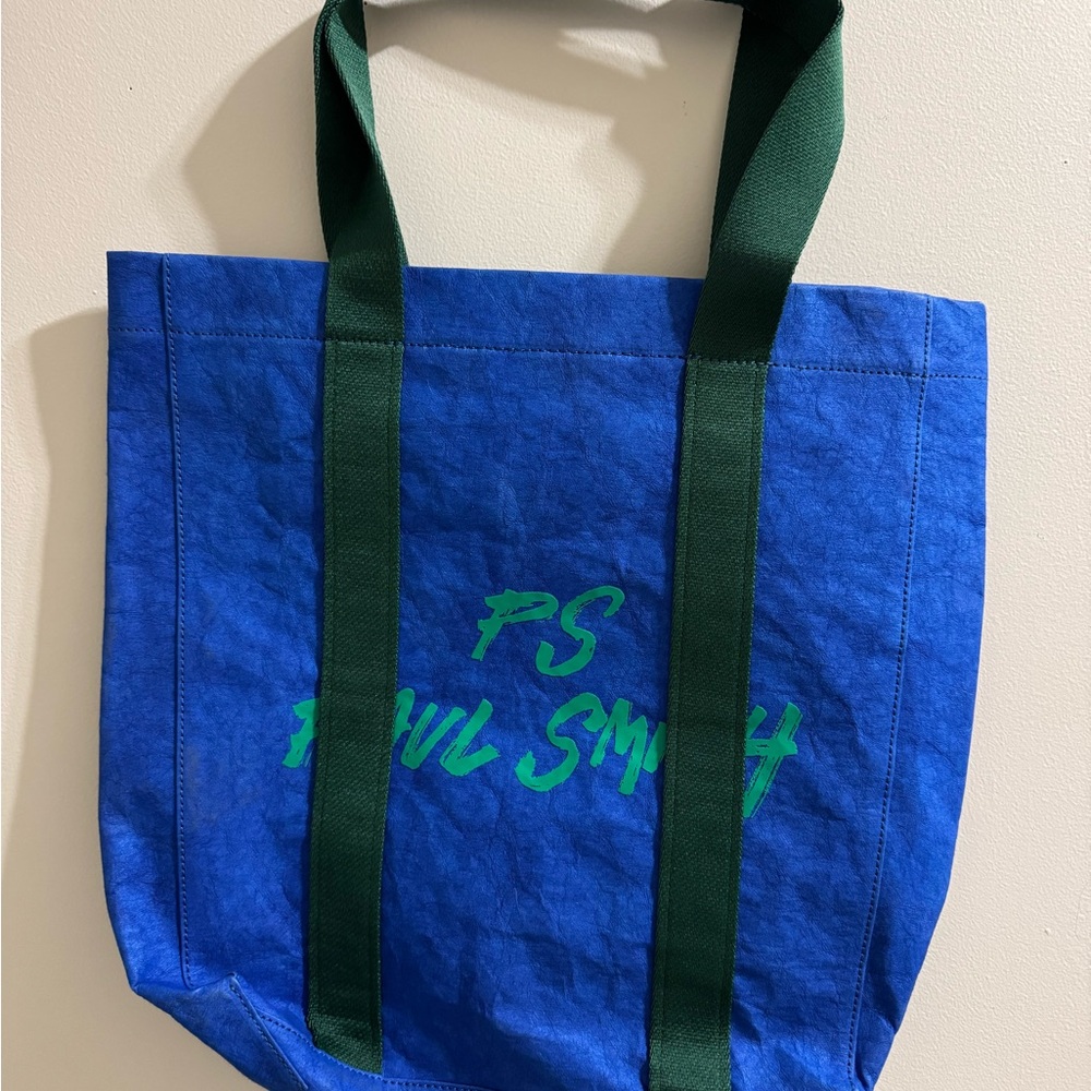 Paul Smith Blue and Green Tote Bag